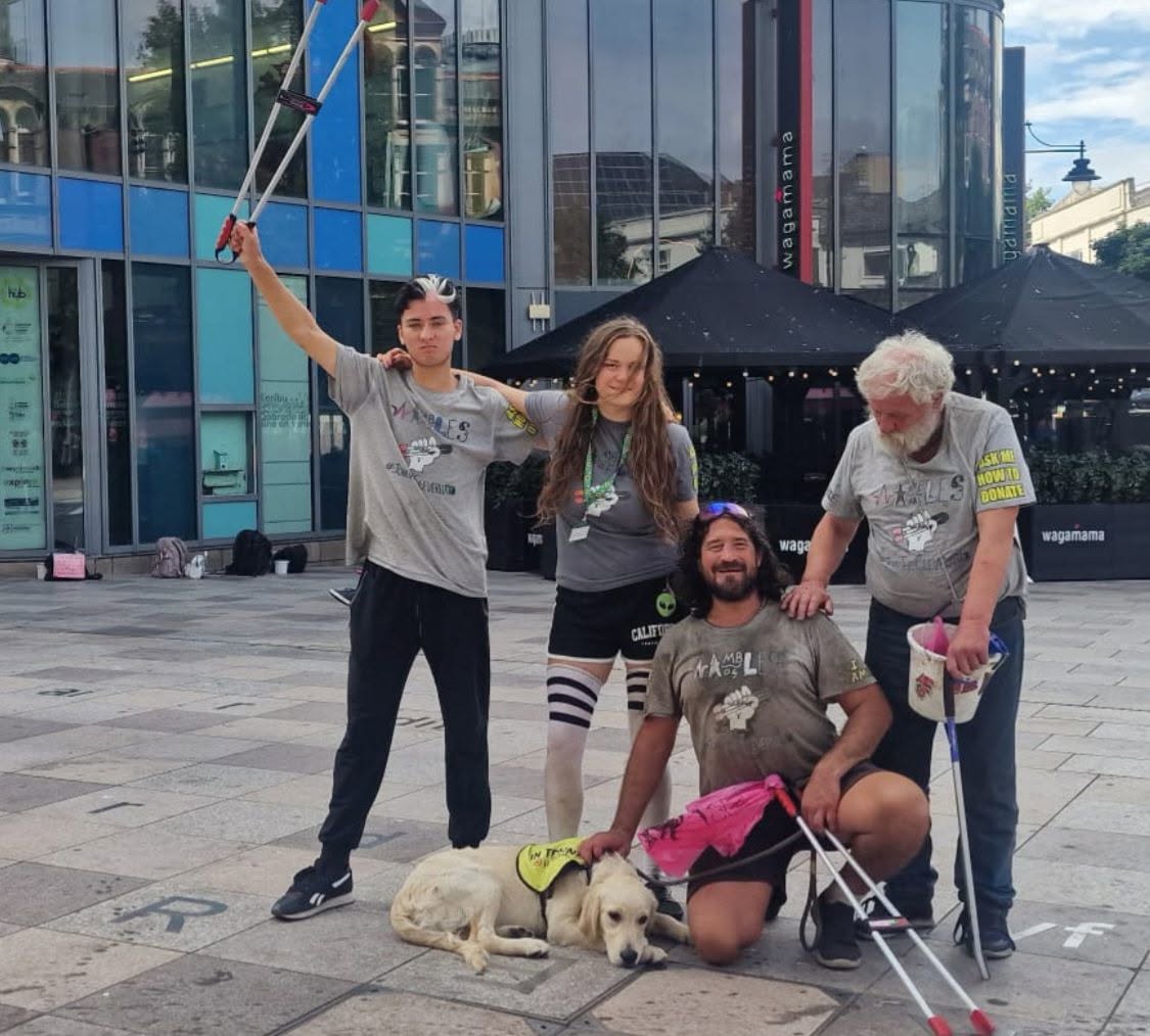 Wambles of Wales members together in the community