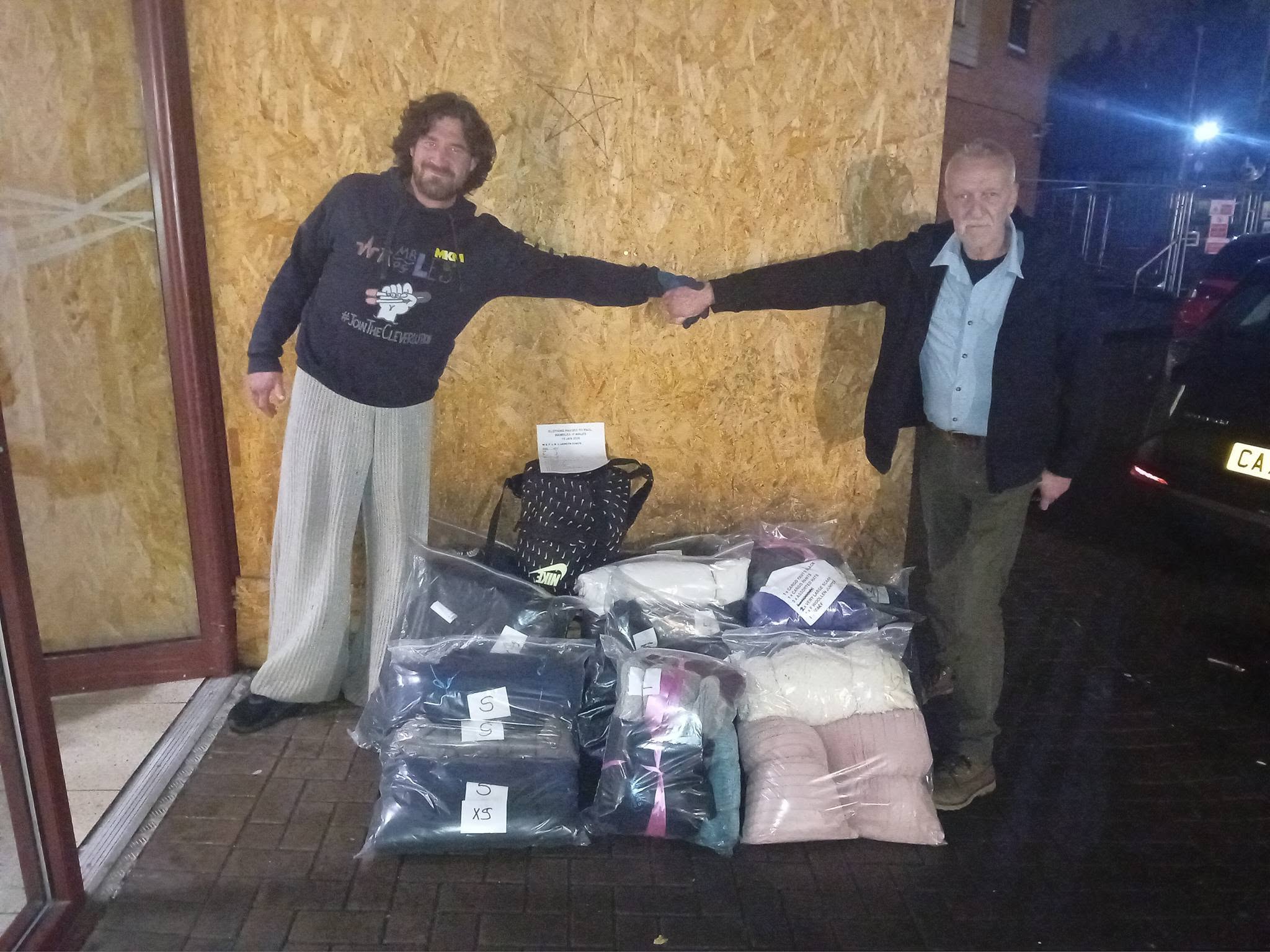 Wambles of Wales community donations and practical support in Cardiff