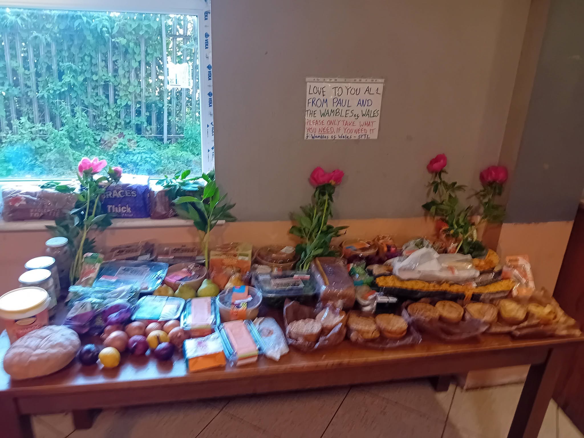 Wambles of Wales community donations and practical support in Cardiff